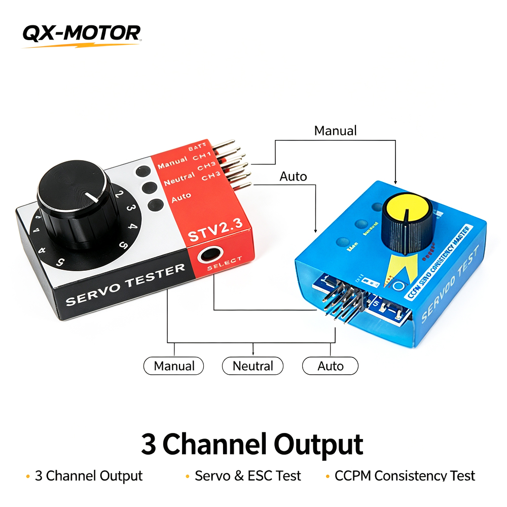 RC Servo Tester 3 Channel CCPM - Rc Helicopter Remote Control 评论和价格